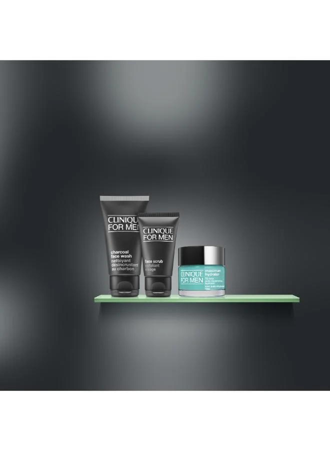 كلينيك مجموعة العناية بالبشرة من كلينيك للرجال لترطيب مكثف، توفير %